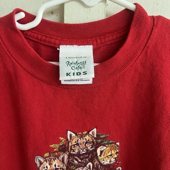Vintage Rainforest Cafe Kids Size 6 Tshirt Y2K 90s Kids - Picture 3 of 4